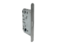 Serratura Patent Mediana Click Lock 2600 Magnetica Bordo Tondo Frontale 18x196 WC Doppio Quadro Interasse 90 Entrata 50 mm. CS Cromo Satinato | SAB